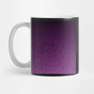 Abstract Ombre Magenta Mug